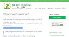 Desktop Screenshot of naturalveterinaryservices.com