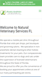 Mobile Screenshot of naturalveterinaryservices.com